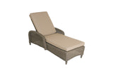 Kensington Sun Lounger with Square Side Table