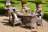 230cm Kensington Oval Table with 2 Dining Armchairs & 6 Dining Chairs