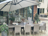 CLEARANCE | 180cm Hampstead Stone Rectangular Dining Table