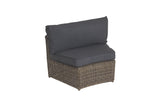 9 Piece Mayfair Curved Rattan Modular Sofa Set