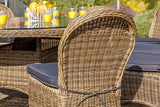 150cm Mayfair Round Dining Table with 8 Dining Chairs