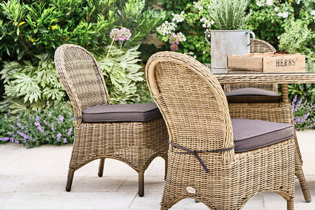 100cm Mayfair Square Dining Table with 4 Dining Chairs