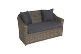 Mayfair 2 Seater Sofa with 2 Lounge Armchairs & Oval Coffee Table