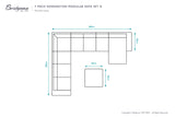 Kensington Rattan Modular Sofa Set G