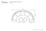 Cliveden Rattan Curved Modular Sofa Set C