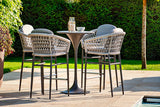 70cm Monaco Bar Table with 4 Bar Stools