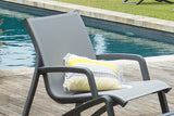 2 Paris Volcano/Grey Lounge Armchairs with 50cm Side Table