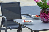 90cm Paris Volcano/Grey Square Dining Table