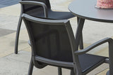 Paris Volcano/Black Stacking Armchair