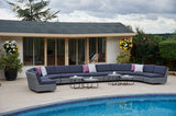 Cliveden Rattan Curved Modular Sofa Set A