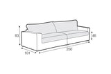 Sandford 4 Seater Sofa