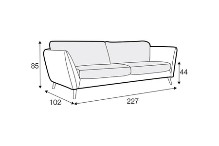 CLEARANCE | Sandringham 3 Seater Sofa