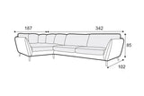 Sandringham Large Right Hand Corner Sofa Set 5