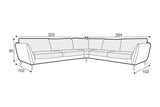 Sandringham Extra Large Right Hand Corner Sofa Set 9