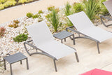 Paris Volcano/Grey Sun Lounger