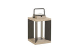 Myrtle Weathered Teak Solar Lantern