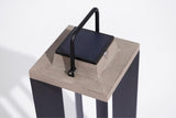 Myrtle Weathered Teak Solar Lantern