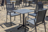 80cm Paris Square Pedestal Table