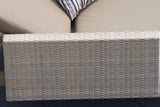 2 Hampstead Stone Sun Loungers with Side Table