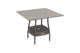 90cm Windsor Bronze Square Dining Table with 4 Stacking Armchairs