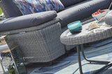 Cliveden Rattan Curved Modular Sofa Set A