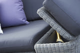 Cliveden Rattan Curved Modular Sofa Set D