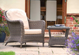 Marlow Lounge Armchair with Square Side Table