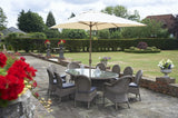 230cm Kensington Oval Table with 2 Dining Armchairs & 8 Dining Chairs