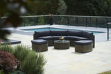 7 Piece Mayfair Curved Rattan Modular Sofa Set