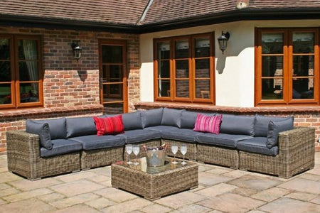 Mayfair Rattan Modular Sofa Set L