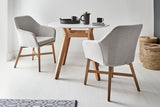 Richmond Dining Armchair with Teak Legs