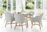 Richmond Dining Armchair with Teak Legs
