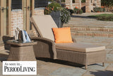 Kensington Sun Lounger with Square Side Table