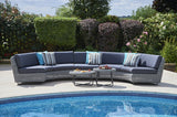 Cliveden Rattan Curved Modular Sofa Set C