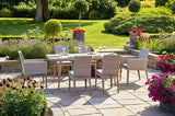 CLEARANCE | 180cm Hampstead Stone Rectangular Dining Table