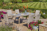 CLEARANCE | 180cm Hampstead Stone Rectangular Dining Table