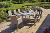 240cm Hampstead Stone Rectangular Dining Table
