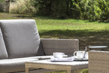 Hampstead Stone 2 Seater Sofa with 2 Lounge Armchairs, Footstool & Rectangular Coffee Table