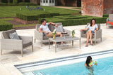 Hampstead Stone 2 Seater Sofa with 2 Lounge Armchairs & Rectangular Coffee Table