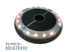 LED parasol light with Bluetooth speakers