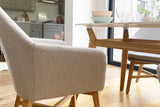 Richmond Dining Armchair with Teak Legs