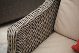 Kensington High Back Lounge Armchair with Footstool