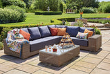 Kensington Rattan Modular Sofa Set L