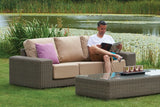 Kensington 3 Seater Sofa with 2 Lounge Armchairs & Rectangular Coffee Table