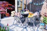 90cm Cliveden Round Dining Table with 4 Dining Armchairs