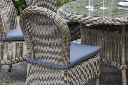 110cm Kensington Round Dining Table with 4 Dining Chairs