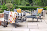 Monaco 3 Seater Sofa with 2 Lounge Armchairs & 2 Coffee Tables