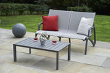 Paris Volcano/Grey 2 Seater Sofa with Rectangular Coffee Table